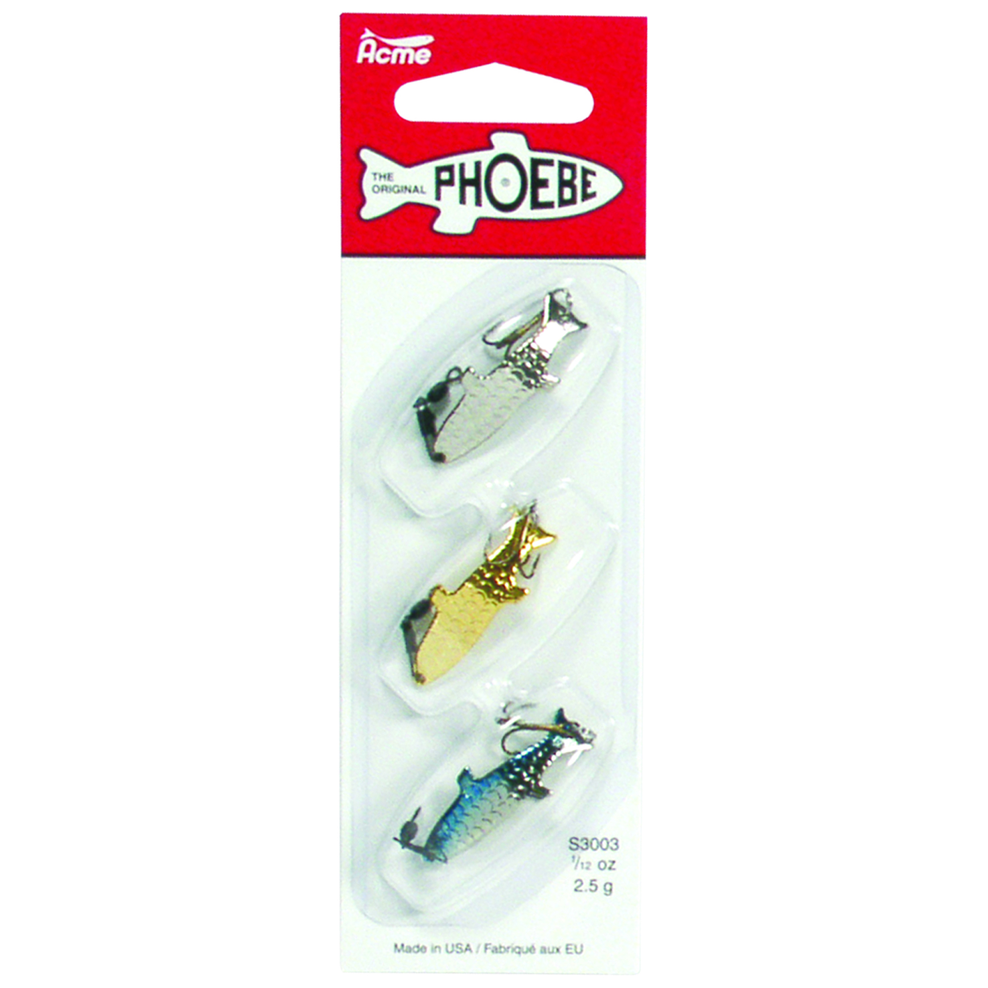 Acme Phoebe Deluxe Fishing Lure (3-Pack)