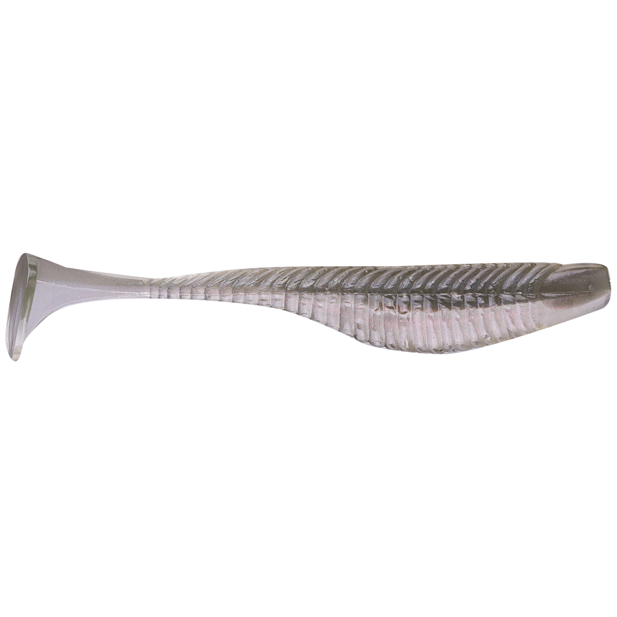 Damiki Armor Shad Paddle Tail Swimbait 4 PB Silver 2