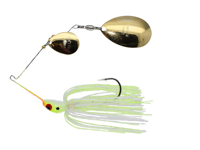 Spinnerbaits Double Colorado (Colored blades)