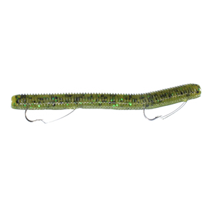Grape/Glow Tail Color!! Ike-Con Weedless Worm Fishing Lure 6-1/4-Inch