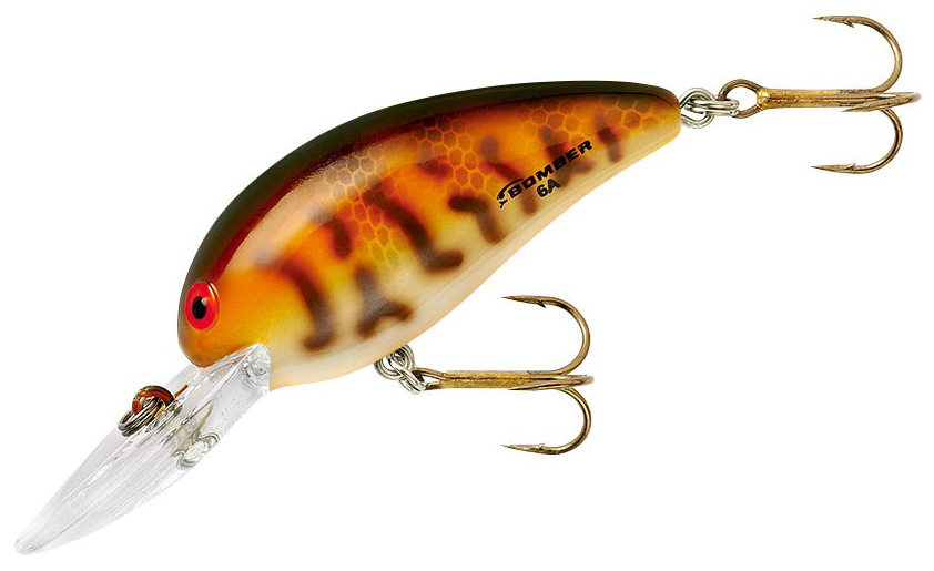 old package bomber lure model a 6a crankbait lure 1/4oz 6axbbo w/ insert