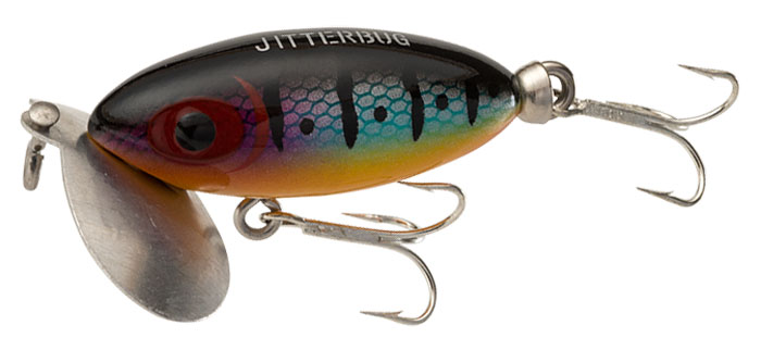 Arbogast Jitterbug 1/4 oz Fishing Lure - Perch