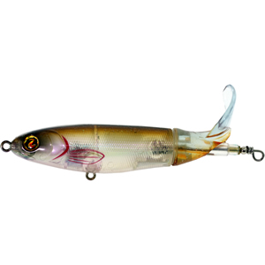 R2S Whopper Plopper 75 Phantom Shad Hard Plastic Fishing Lure, Size: 75mm (3 inch), White