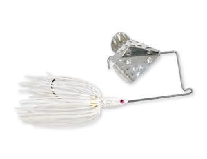 Megastrike Cavitron Buzzbait 1/4oz Gold Blade Chartreuse/White Skirt